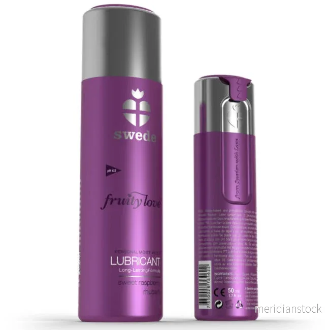 SWEDE - FRUITY LOVE LUBRICANT RASPBERRY RHUBARB 100 ML - Bild 2