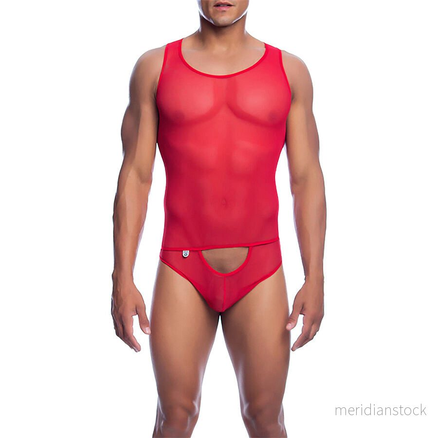 MOB - RED TRANSPARENT BODYSHEER SIZE L/XL - Bild 2