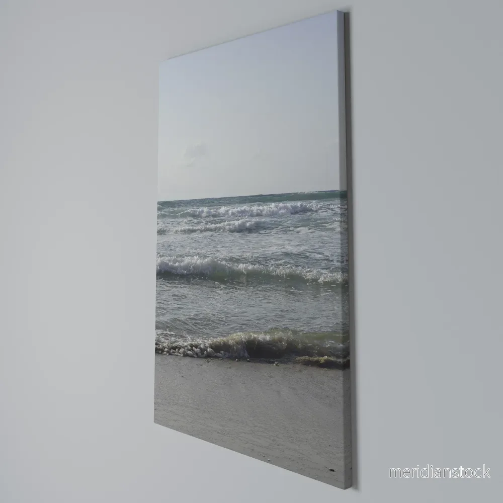 WAVES OF TRANQUILITY Vertical Canvas Print - Bild 3
