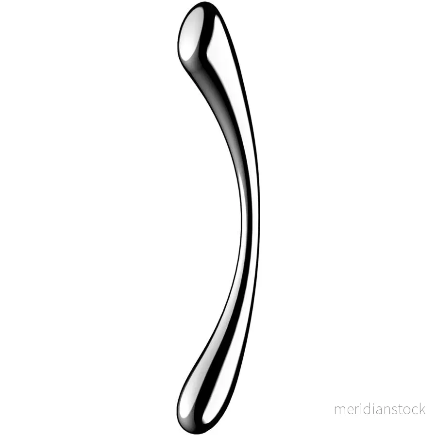 SATISFYER - COSMIC CREST 1 STAINLESS STEEL DOUBLE-ENDED DILDO