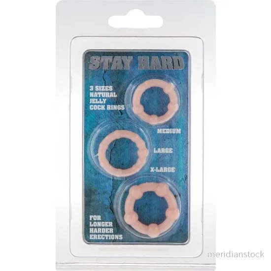 SEVEN CREATIONS - SET OF THREE SKIN PENIS RINGS - Bild 2
