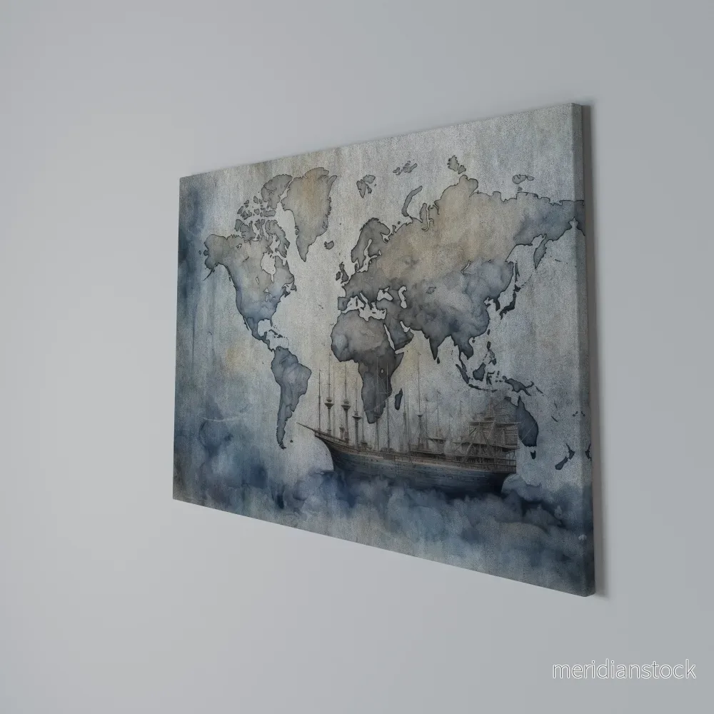 NAVIGATING CLOUDS Horizontal Canvas Print - Bild 3
