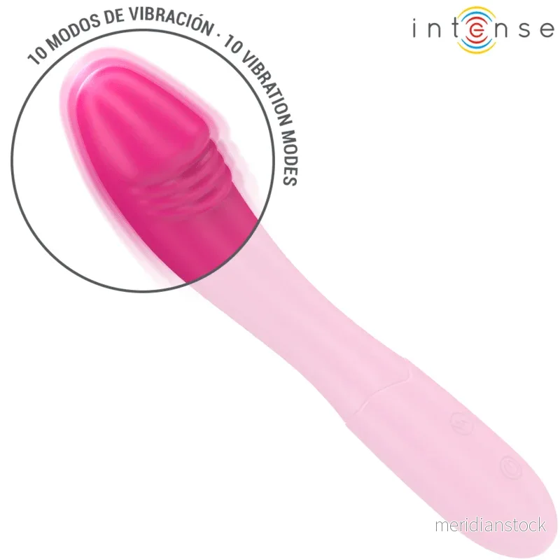 INTENSE - BELINDA VIBRATOR 19 CM FLEXIBLE 10 VIBRATIONS PINK - Bild 2
