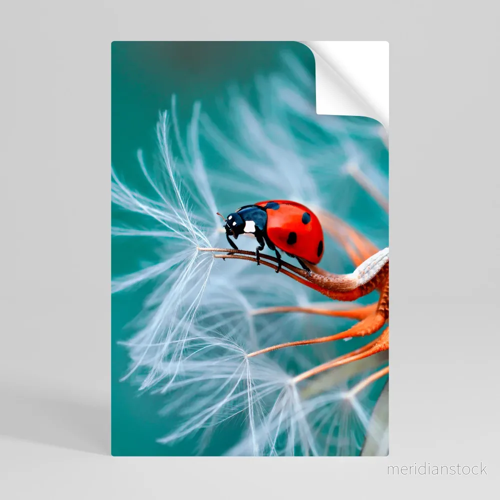 LADYBUG BALANCE Självhäftande Vertikal Poster - Bild 3