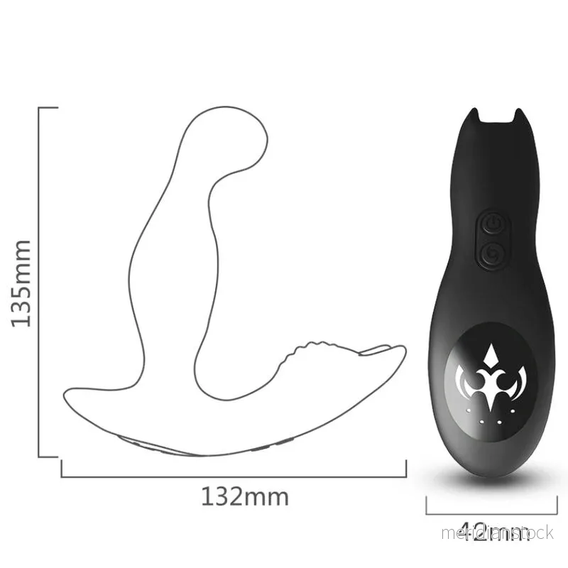 ARMONY - BAT KING VIBRATOR ANAL PROSTATE ROTATOR REMOTE CONTROL BLACK - Bild 3