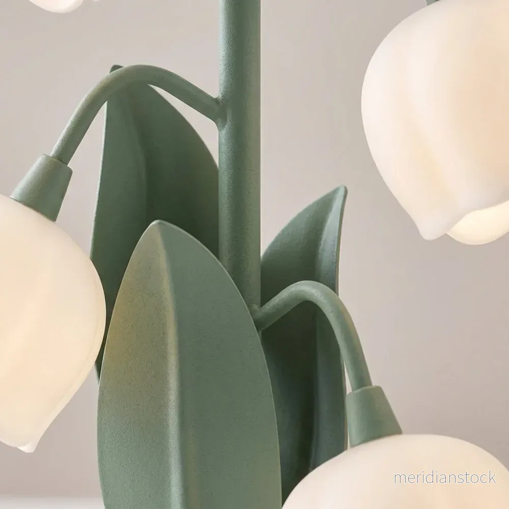Skulptural blombordslampa – Florencea - Bild 3