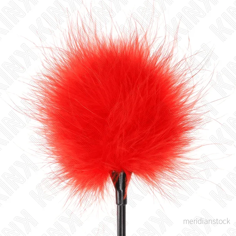 KINK - RED TICKLE FEATHERS USED FOR THE BONDAGE KIT 27 CM - Bild 3