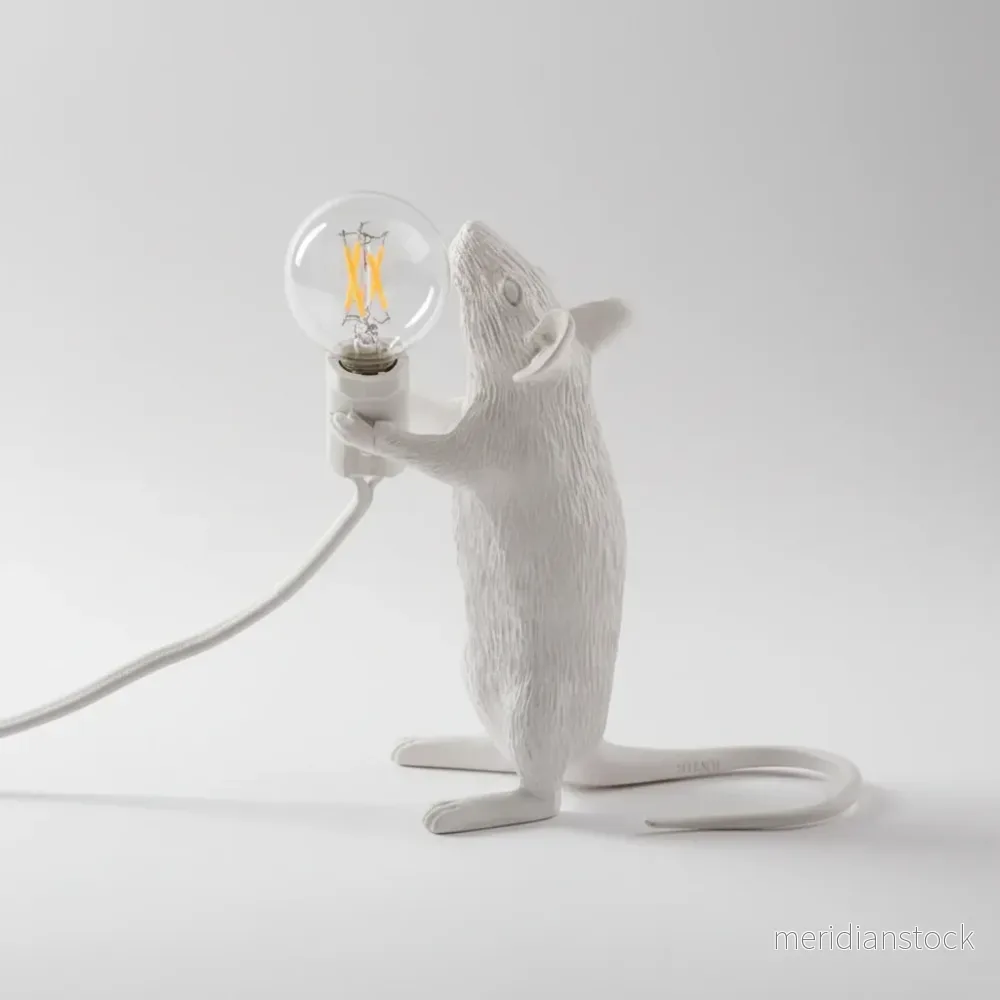 Figurlampa i plast och harts - Glowmouse - Bild 2