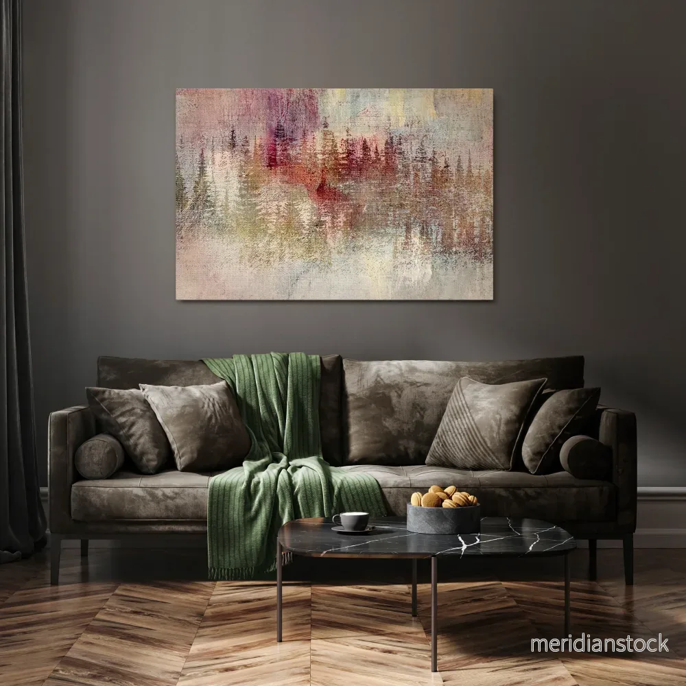 VEILED SUMMIT Horizontal Canvas Print