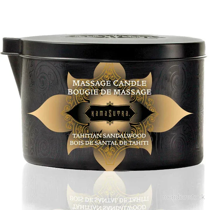 KAMASUTRA - VANILLA AND SANDALWOOD MASSAGE CANDLE 170 GR - Bild 3