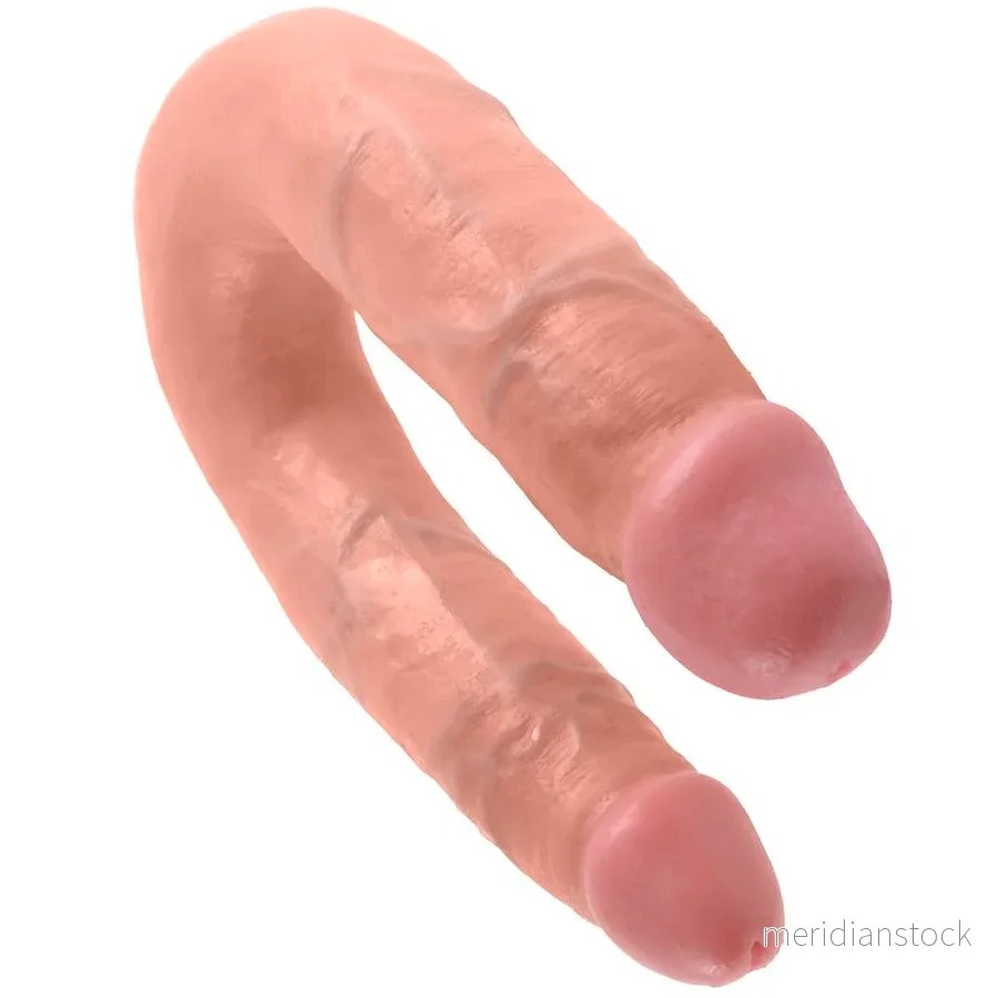 KING COCK - U-SHAPED MEDIUM DOUBLE TROUBLE FLESH 13.9 CM - Bild 2