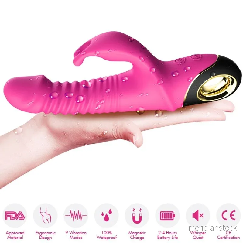 ARMONY - ZING DILDO VIBRATOR RABBIT FUCHSIA - Bild 3