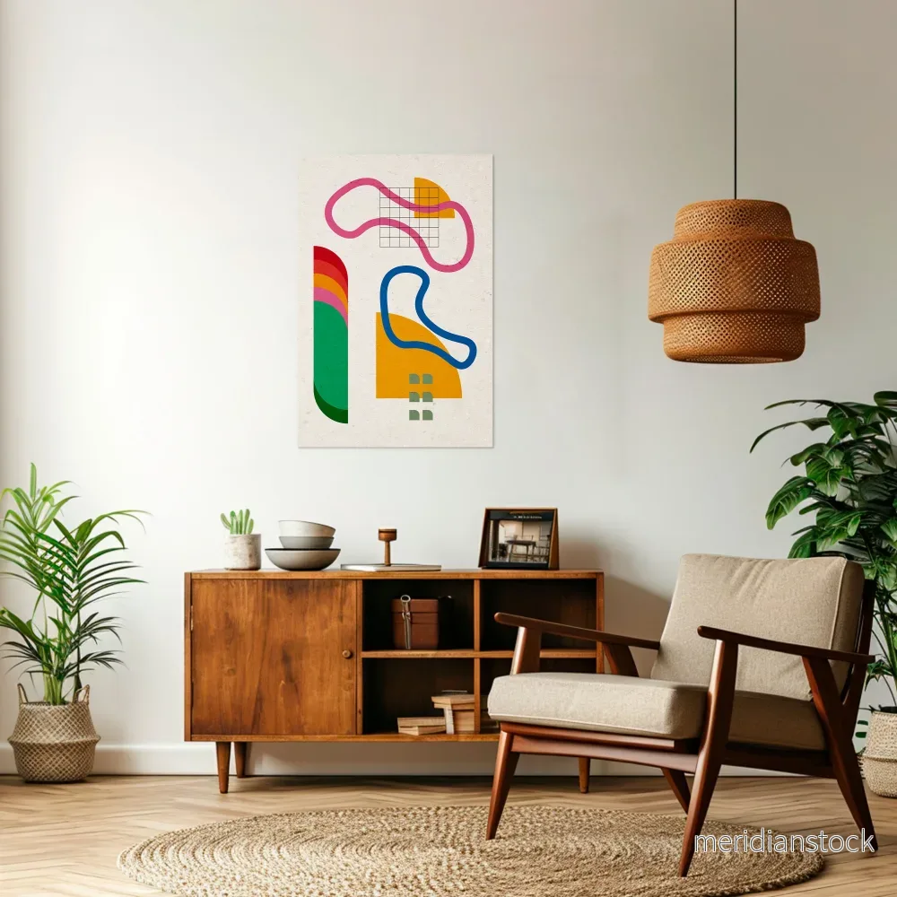 SHAPE SHOCK Vertical Canvas Print - Bild 2