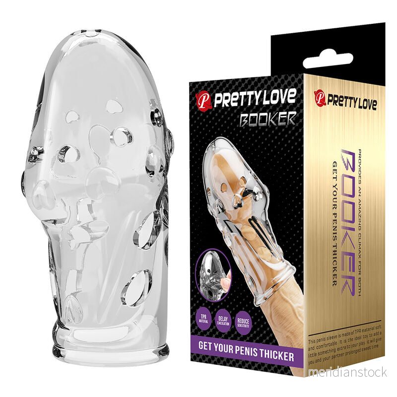 PRETTY LOVE - ROCKER PENIS SLEEVE GET YOUR PENIS THICKER TRANSPARENT