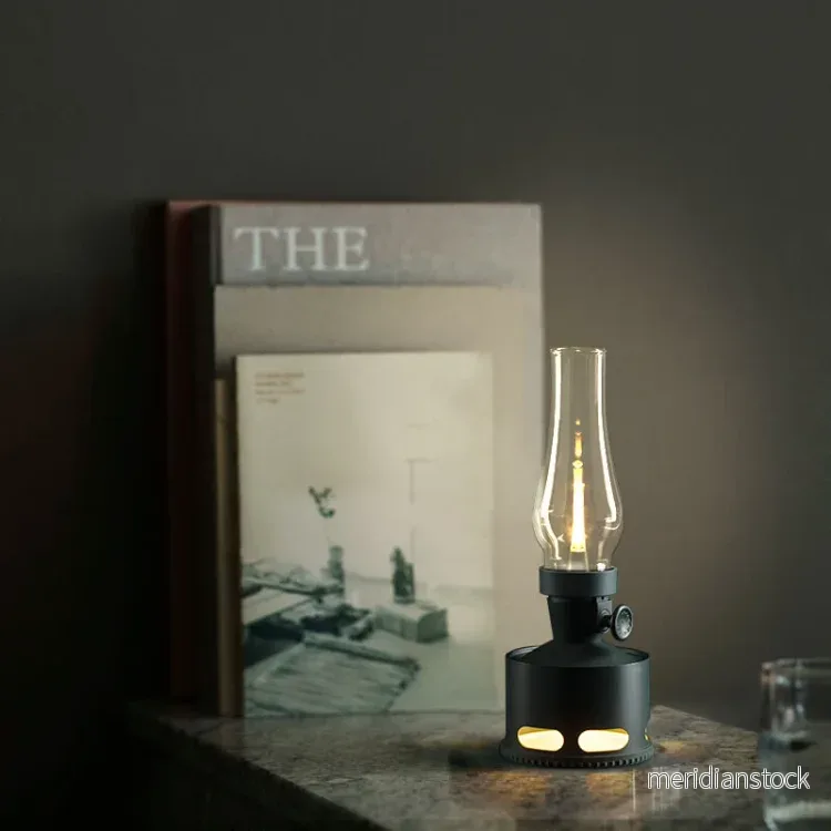 Återuppladdningsbar vintage LED-lampa – LumaLantern Återuppladdningsbar vintage LED-lampa – LumaLantern