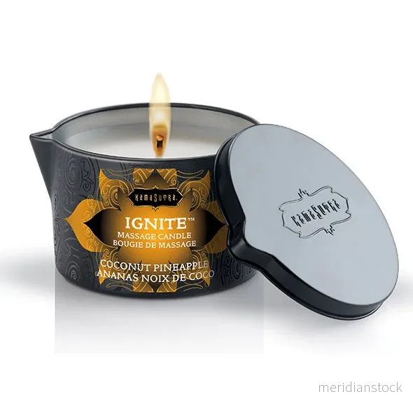 KAMASUTRA - COCONUT AND PINEAPPLE MASSAGE CANDLE 170GR - Bild 2