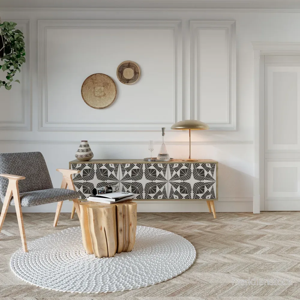 MONOCHROME NEXUS TV-bänk med 3 dörrar - Bild 3