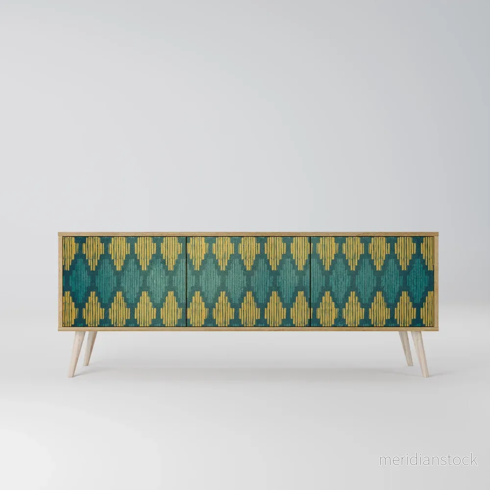 POLYGONS TV-bänk med 3 dörrar - Bild 2