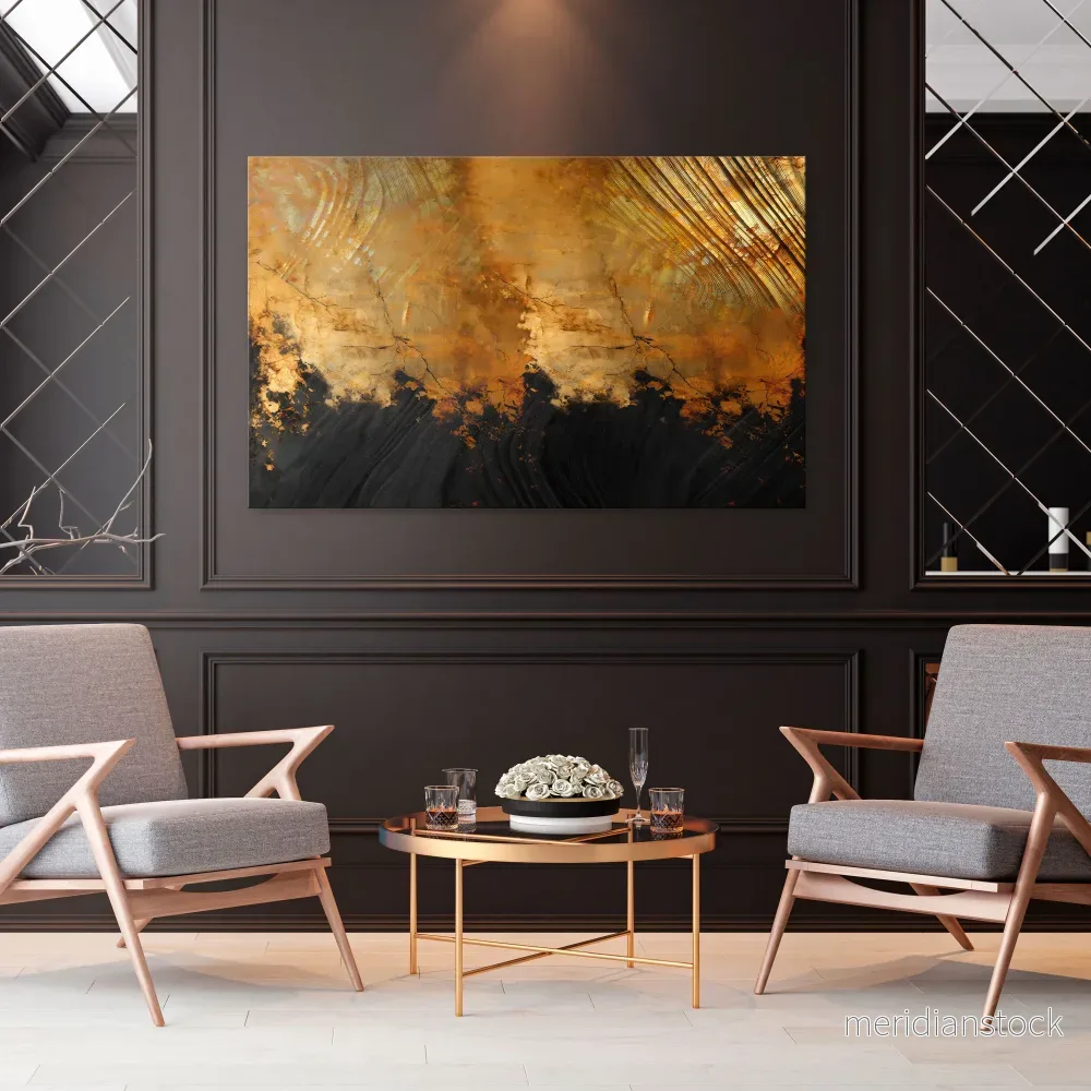FLUID EMBER Horizontal Canvas Print