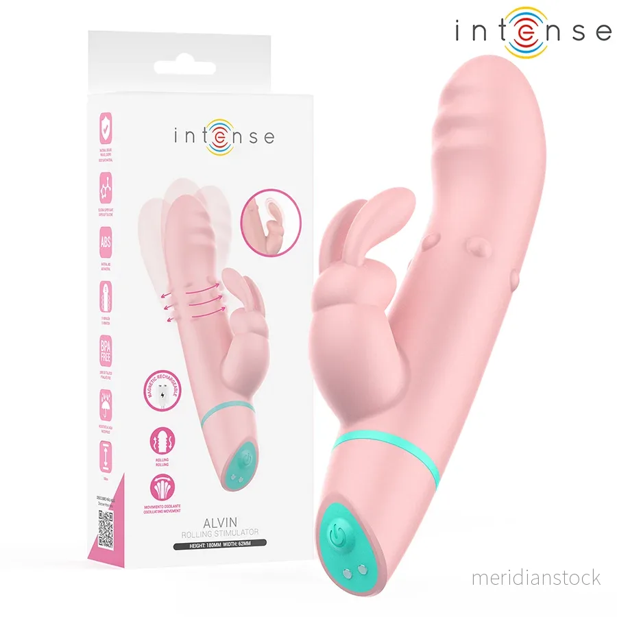 INTENSE - ALVIN RABBIT STIMULATOR & ROLLING VIBRATOR + OSCILLATING