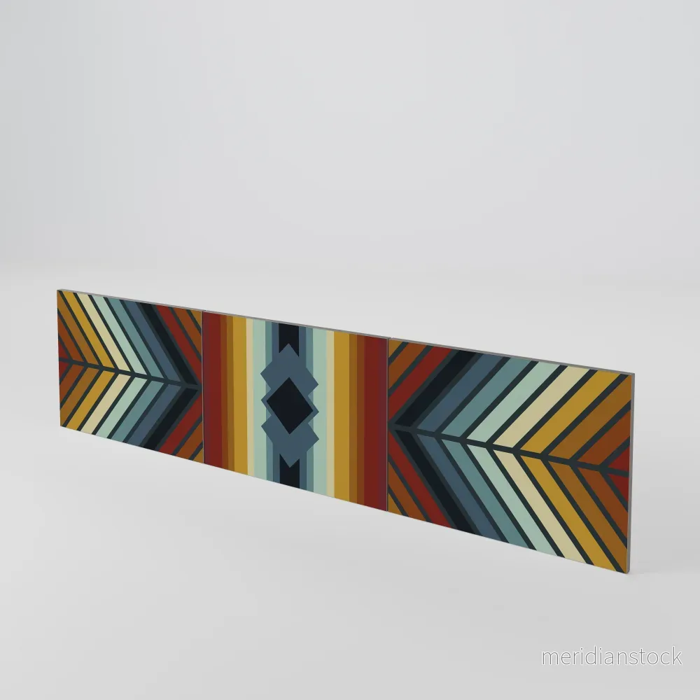 INDIGENOUS ZIGZAG Luckset med 3 dörrar till TV-bänk - Bild 3