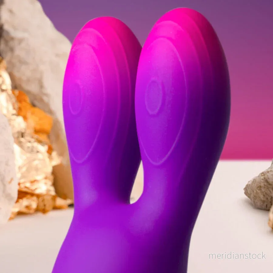 ROCKS- OFF - GLO-GIRL BUNNY PURPLE FLEXIBLE VIBRATOR - Bild 3