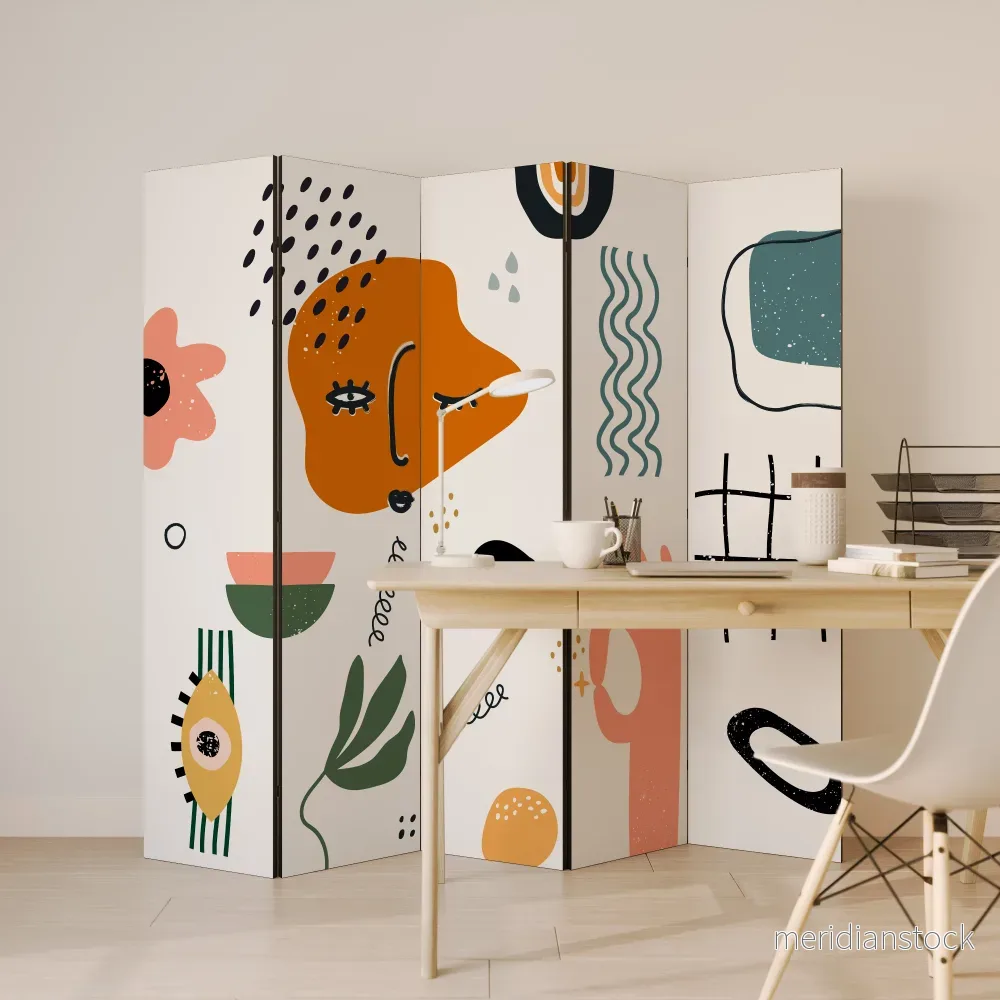 MATISSE WHIMSY Dekorativ rumsavdelare – 5 paneler - Bild 3