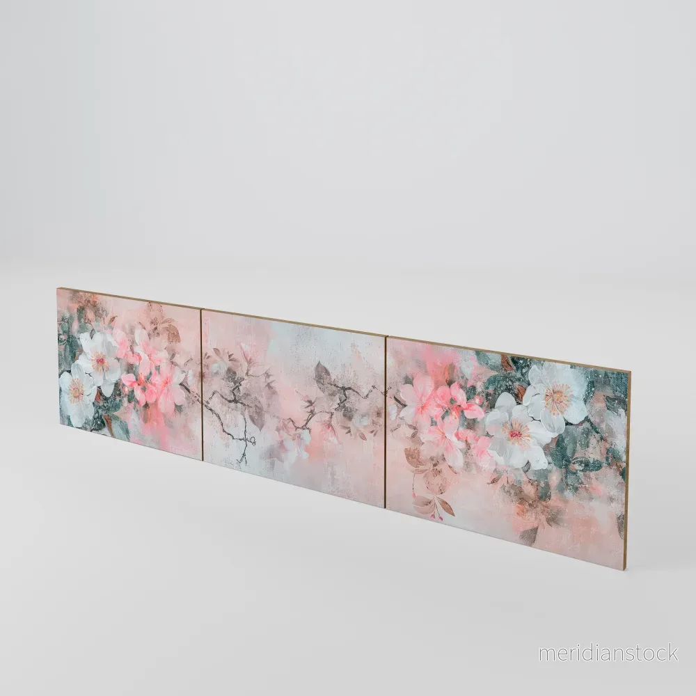 CHERRY BLOSSOM Luckset med 3 dörrar till TV-bänk CHERRY BLOSSOM Luckset med 3 dörrar till TV-bänk