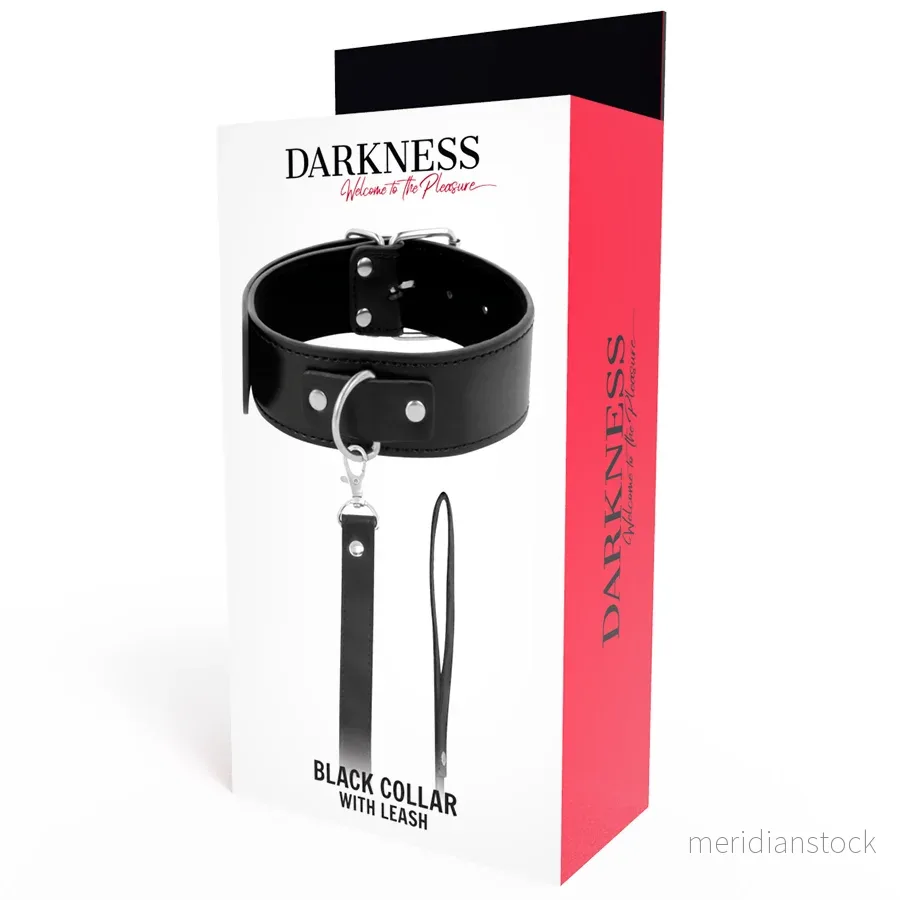 DARKNESS - POSTURE NECKLACE WITH LEATHER CHAIN - Bild 2