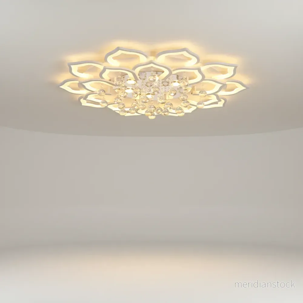 Modern lotusformad lampa - LotusGleam - Bild 2