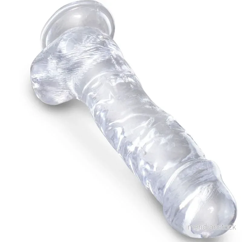 KING COCK - CLEAR REALISTIC PENIS WITH BALLS 16.5 CM TRANSPARENT - Bild 3