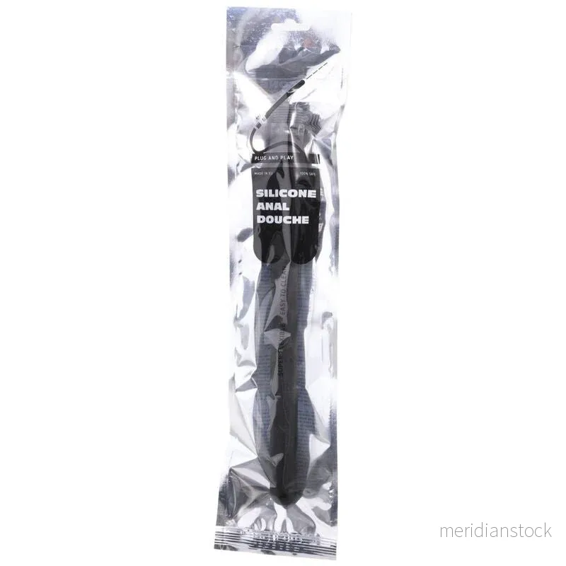 ALL BLACK - BEADED SHOWER ANAL SILICONE 27 CM - Bild 2