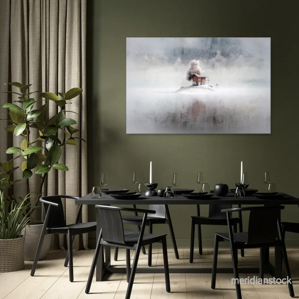 SILENT CABIN Horizontal Canvas Print - Bild 2