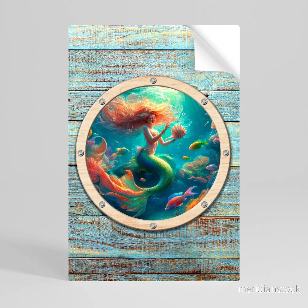 MERMAID DREAMS Självhäftande Vertikal Poster - Bild 2
