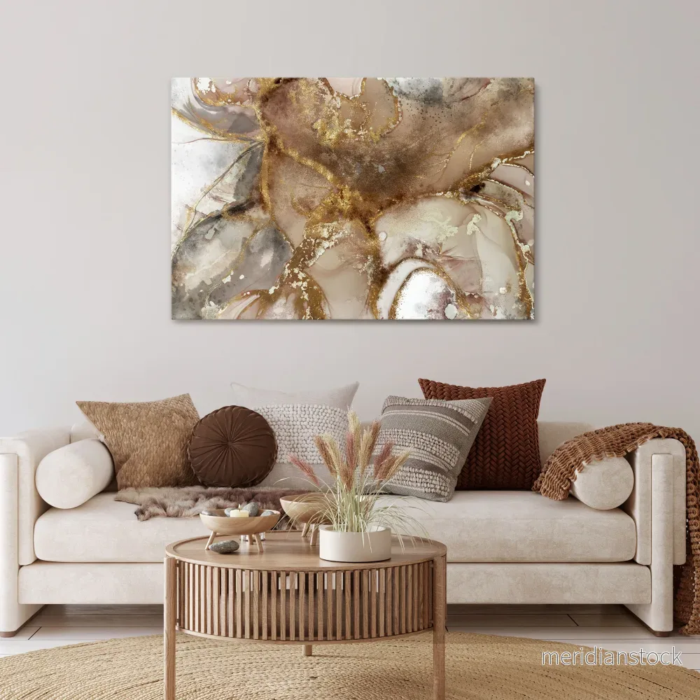 CALMING STREAMS Horizontal Canvas Print - Bild 2