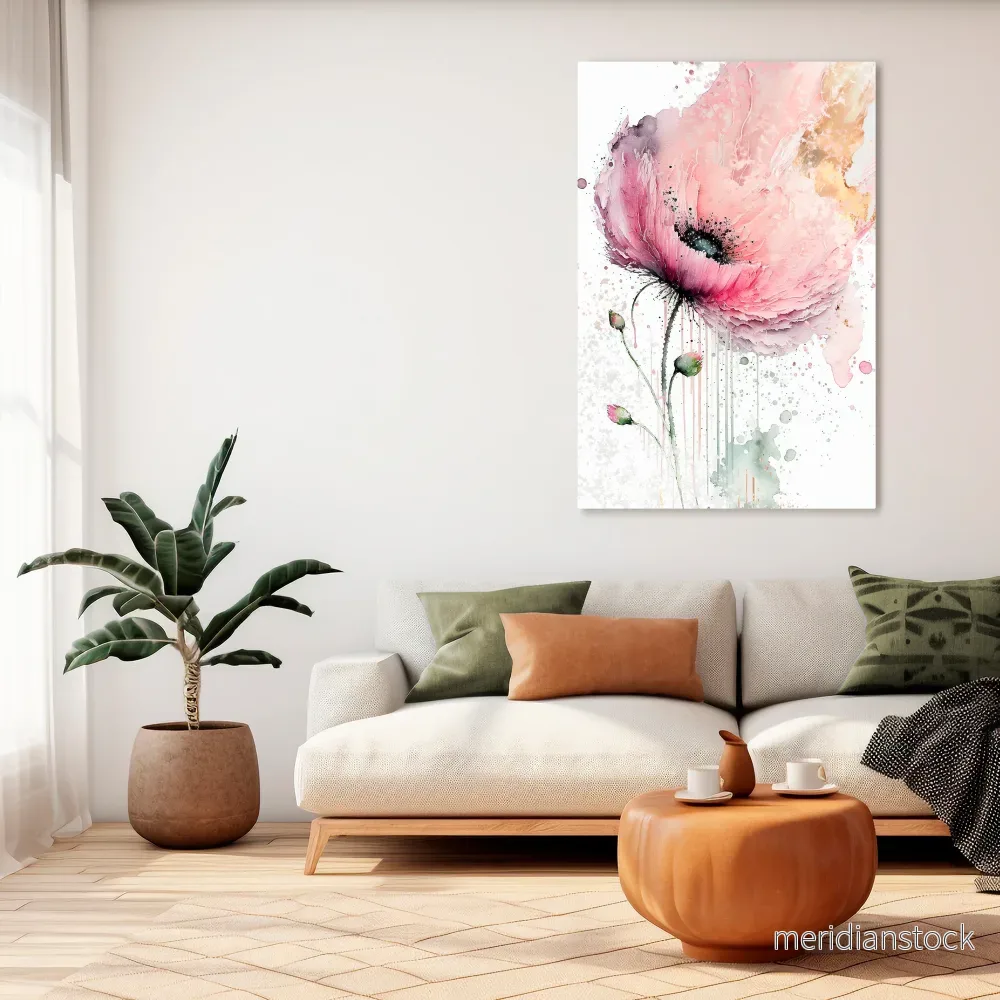 VIVID TRANQUILITY Vertical Canvas Print - Bild 2