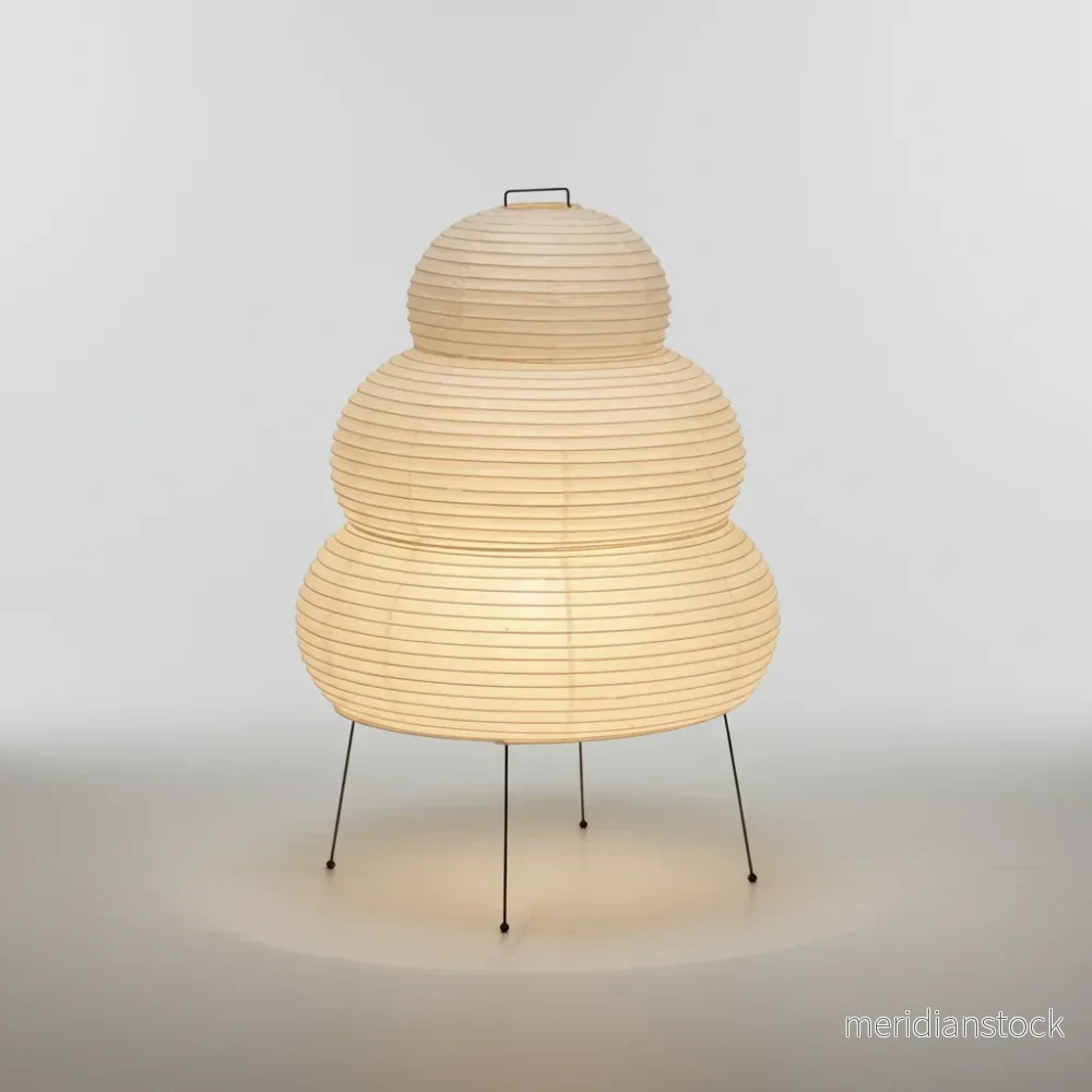 Japansk pappersbordslampa - ShinoriLight - Bild 2