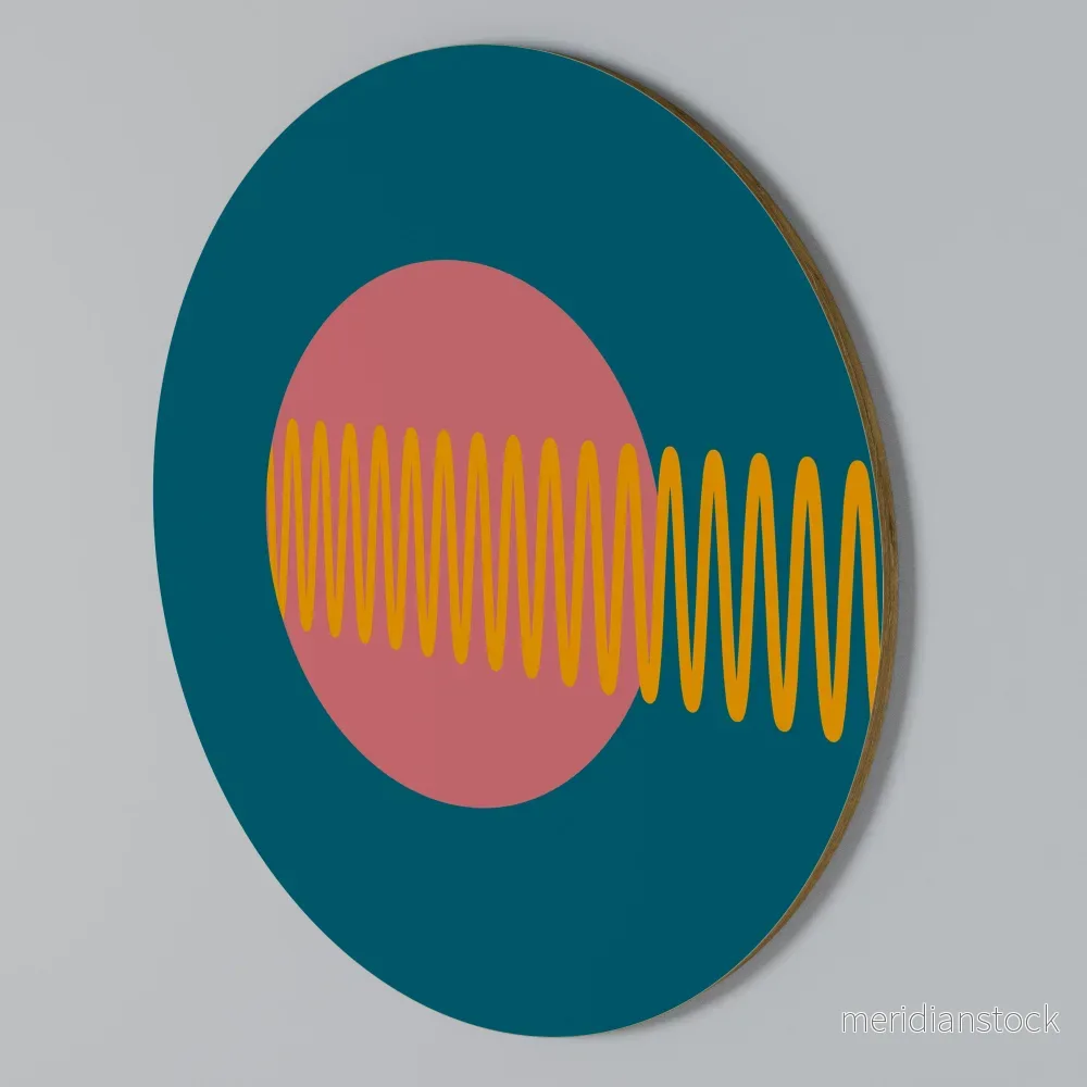 SOUND SOURCE Rund väggdekor SOUND SOURCE Rund väggdekor