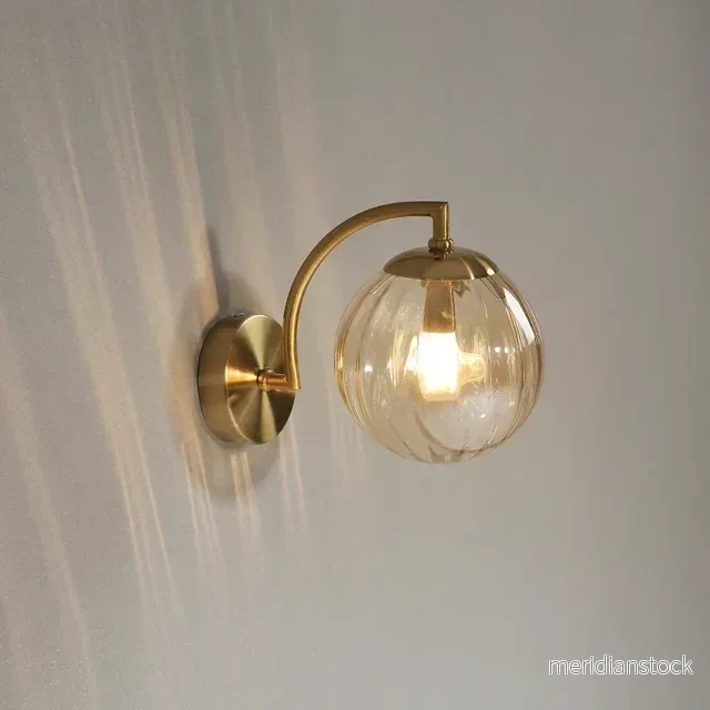 Lyxig modern vägglampa i glas – CrystalGlow - Bild 3