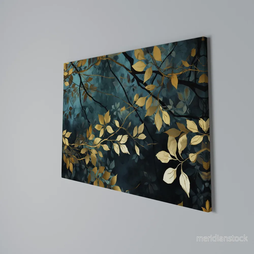 LUSH TURQUOISE Horizontal Canvas Print - Bild 3