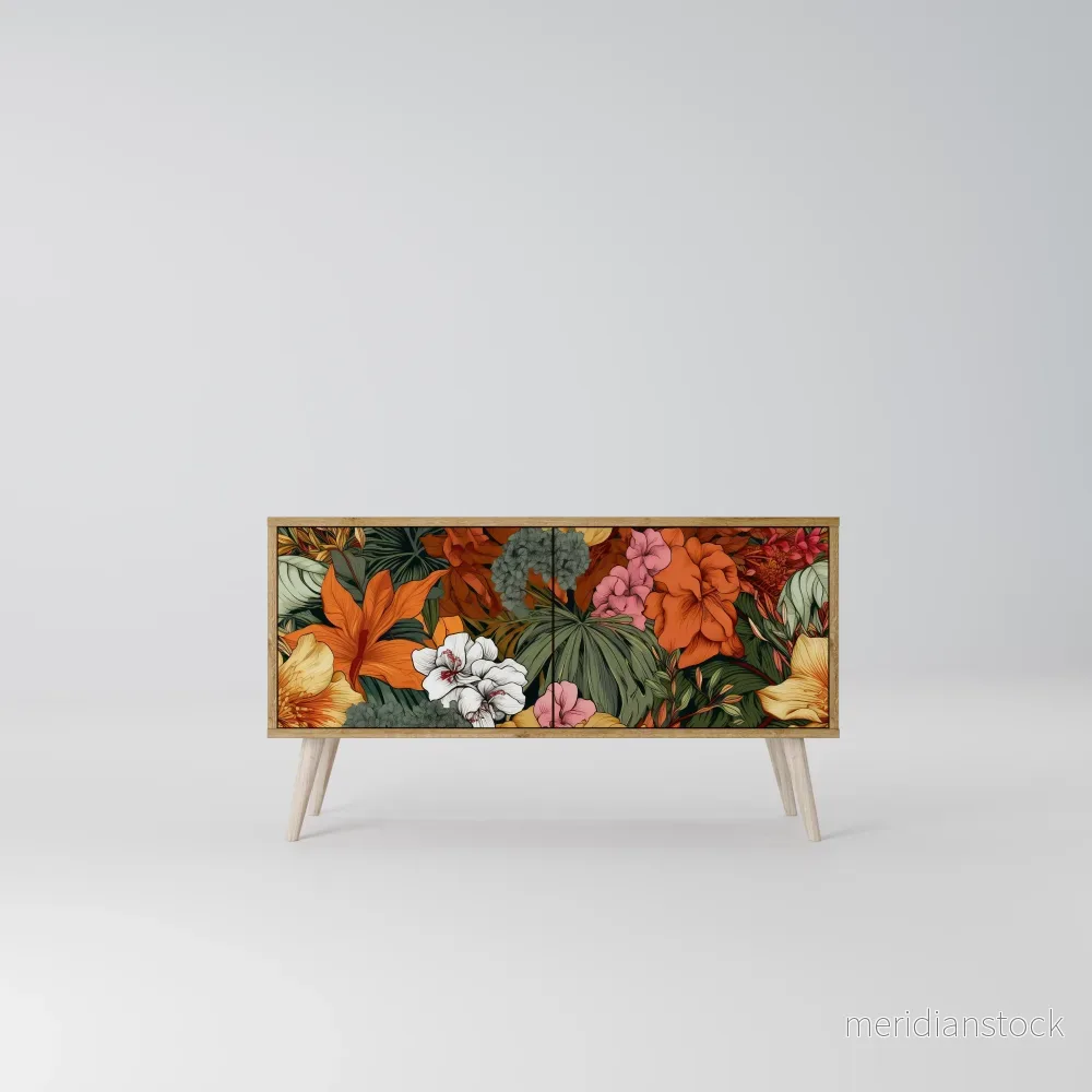 RADIANT FLORA Kompakt TV-bänk med 2 dörrar - Bild 2