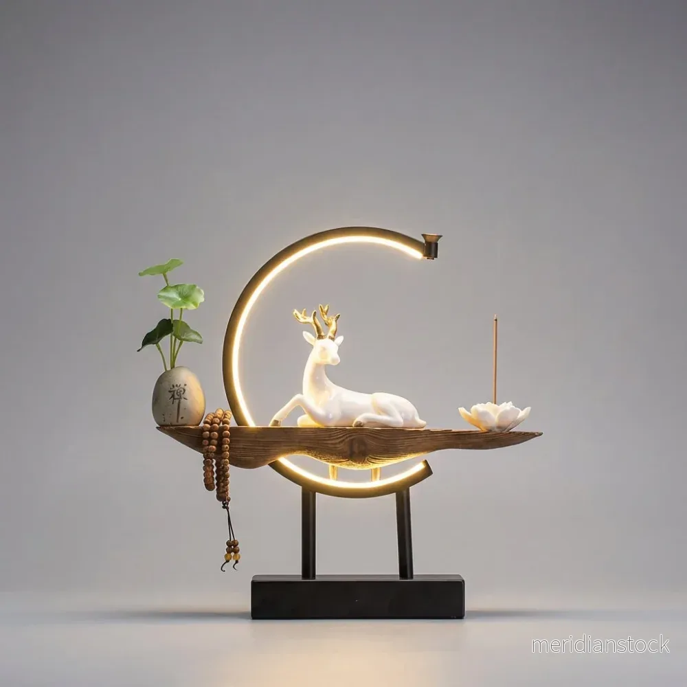 Dekorativ bordslampskulptur – Lunareve - Bild 2