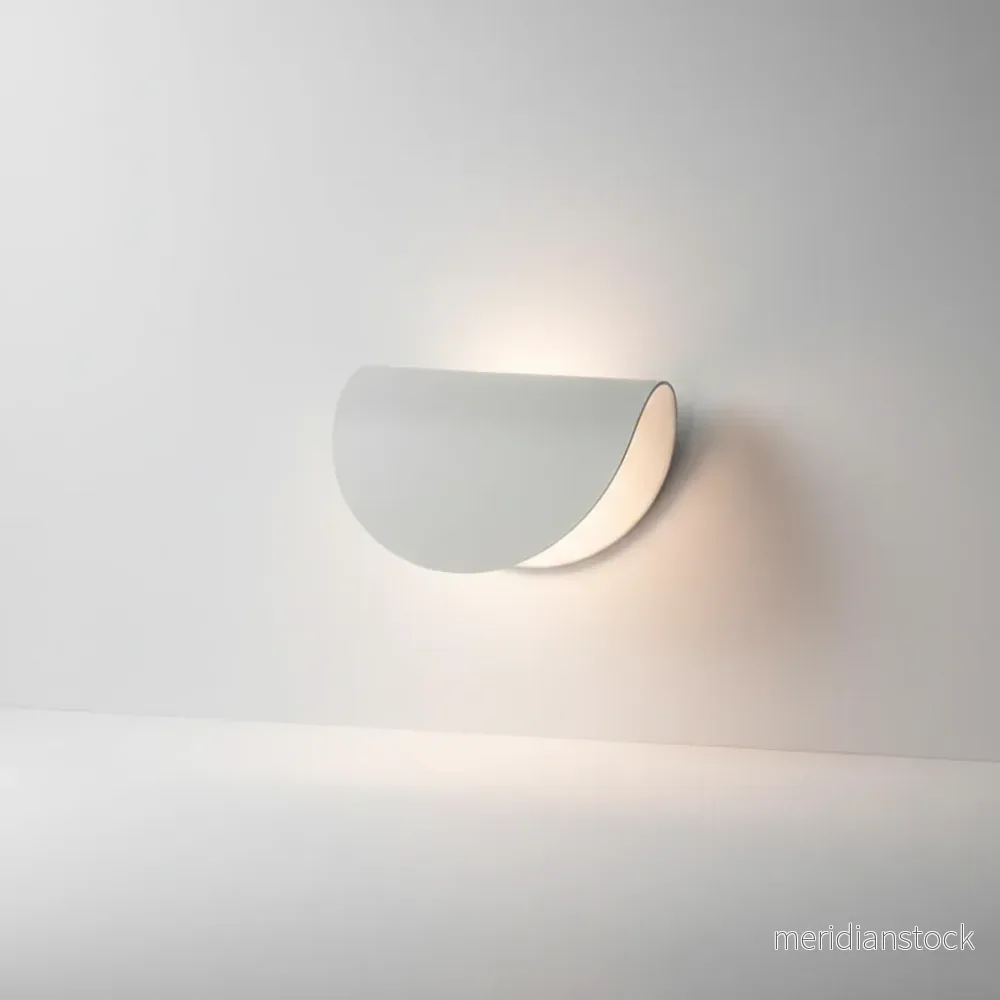 Modern halvrund vägglampa - Glowario - Bild 2
