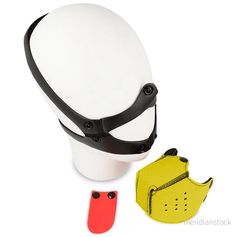 OHMAMA FETISH DOG MUZZLE - YELLOW - Bild 2