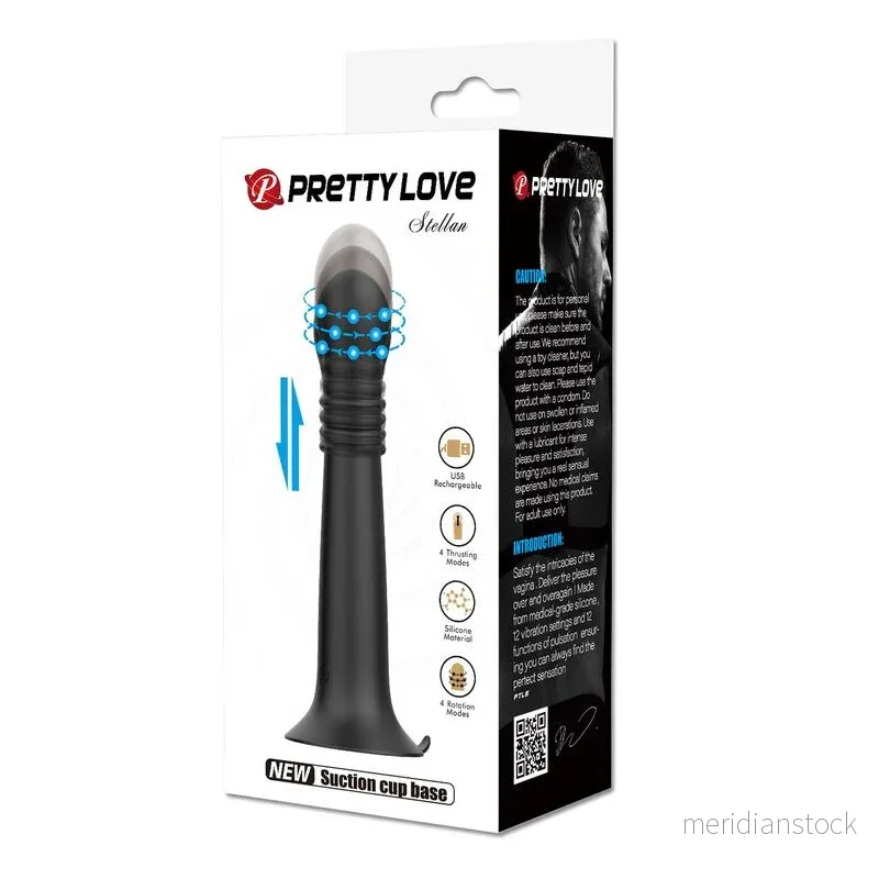PRETTY LOVE - STELLA USB RECHARGEABLE ROTATING AND THRUSTING MASSAGER - Bild 3