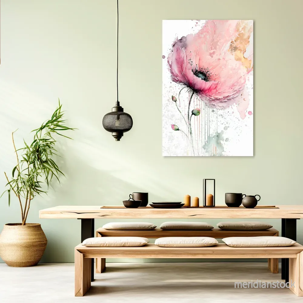 VIVID TRANQUILITY Vertical Canvas Print