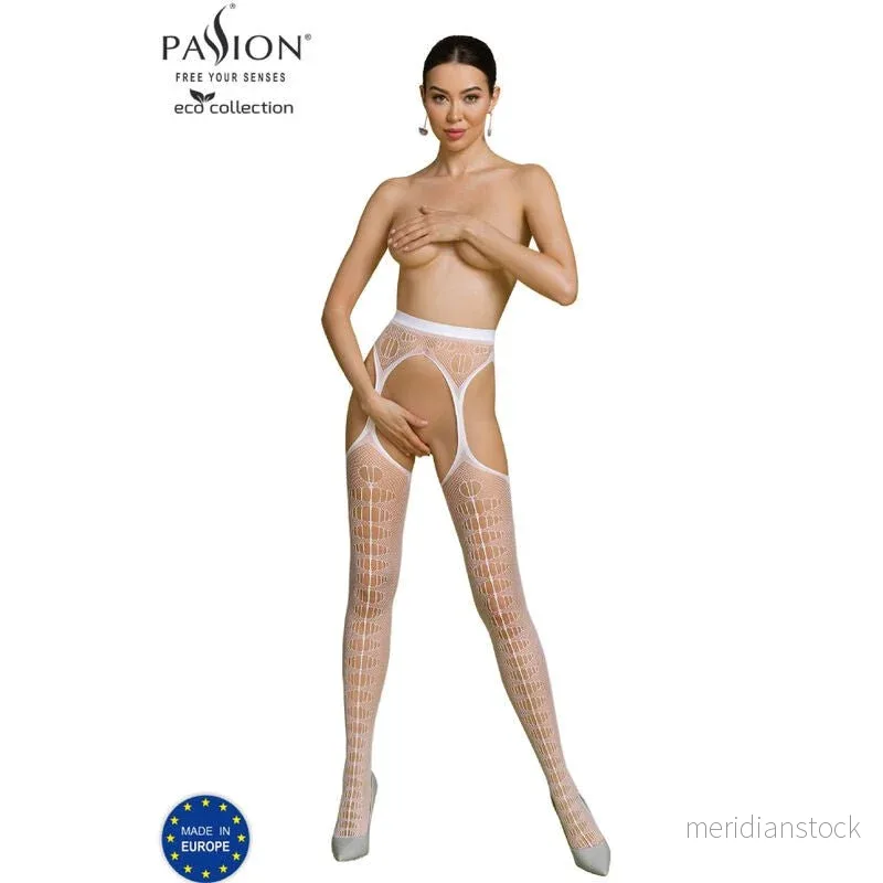 PASSION - ECO COLLECTION BODYSTOCKING ECO S008 RED - Bild 2