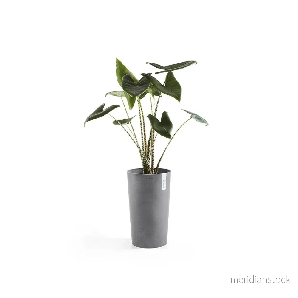 Kruka Amsterdam medelhög 50cm grå