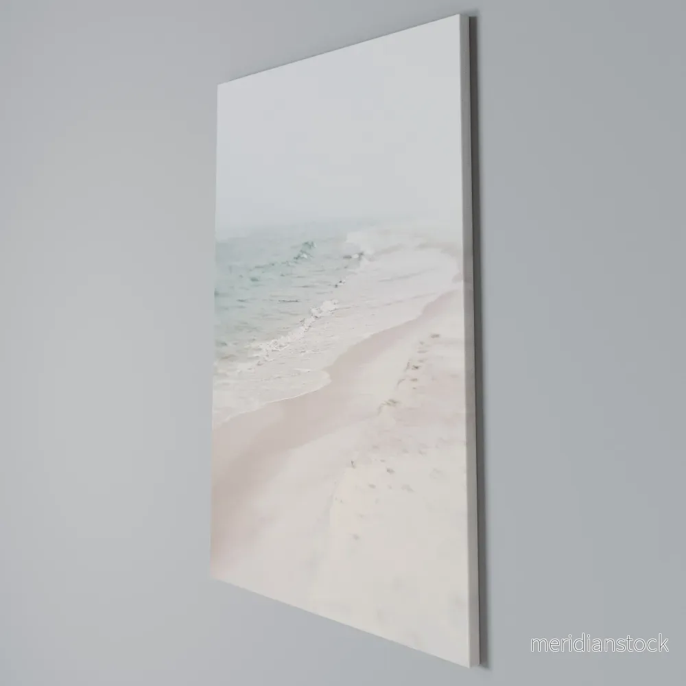MISTY SHORELINE BLISS Vertical Canvas Print - Bild 3