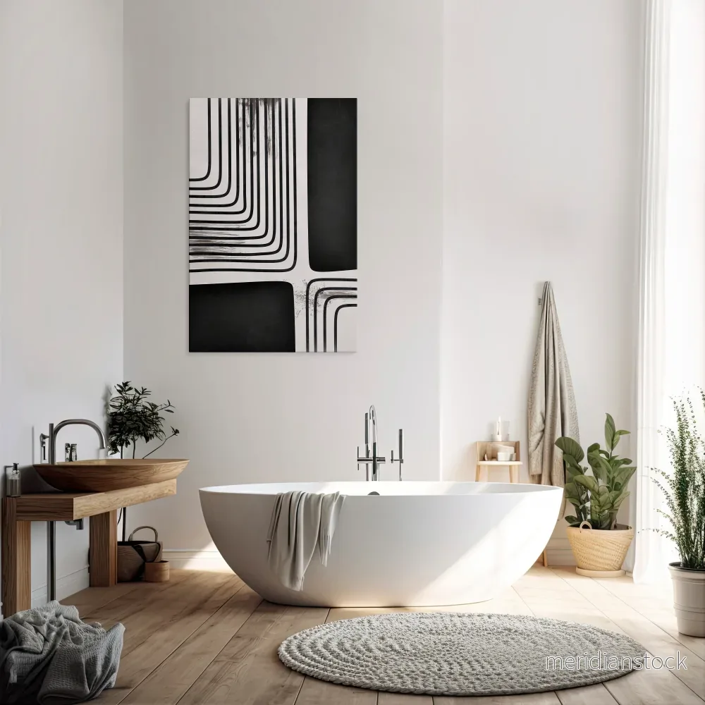 DARKSIDE OF THE LINE Vertical Canvas Print